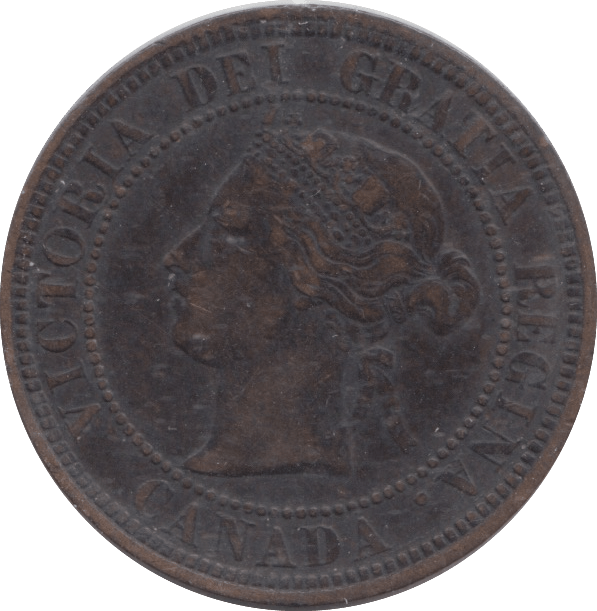 1876 CANADA CENT - WORLD COINS - Cambridgeshire Coins