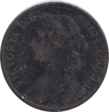 1876 FARTHING ( GF ) - FARTHING - Cambridgeshire Coins