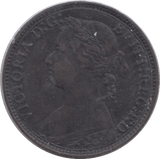 1876 FARTHING ( VF ) - Farthing - Cambridgeshire Coins