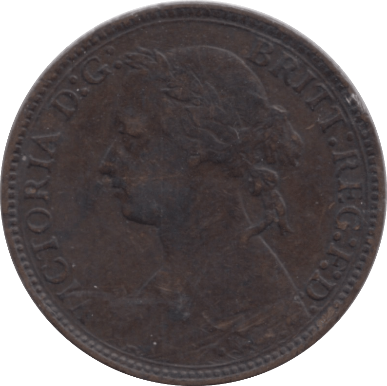 1876 FARTHING ( VF ) H - Farthing - Cambridgeshire Coins