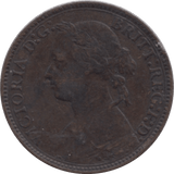 1876 FARTHING ( VF ) H - Farthing - Cambridgeshire Coins