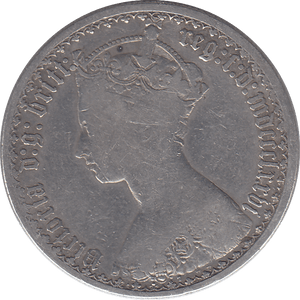 1876 FLORIN ( FINE ) 2 - FLORIN - Cambridgeshire Coins