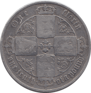 1876 FLORIN ( FINE ) 2 - FLORIN - Cambridgeshire Coins