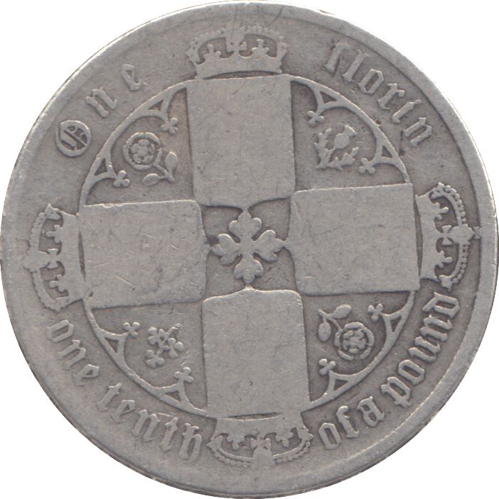 1876 FLORIN ( NF ) - FLORIN - Cambridgeshire Coins