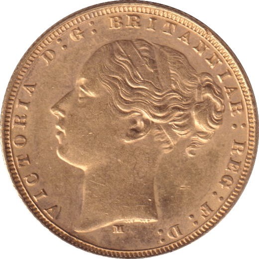 1876 GOLD SOVEREIGN ( AUNC ) MELBOURNE MINT - SOVEREIGN - Cambridgeshire Coins