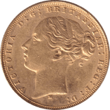 1876 GOLD SOVEREIGN ( AUNC ) MELBOURNE MINT - SOVEREIGN - Cambridgeshire Coins