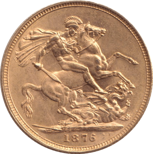1876 GOLD SOVEREIGN ( AUNC ) MELBOURNE MINT - SOVEREIGN - Cambridgeshire Coins