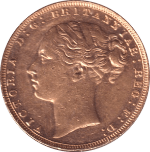 1876 GOLD SOVEREIGN ( AUNC ) - SOVEREIGN - Cambridgeshire Coins
