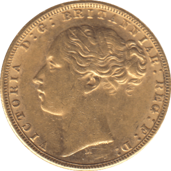 1876 GOLD SOVEREIGN ( AUNC ) - SOVEREIGN - Cambridgeshire Coins