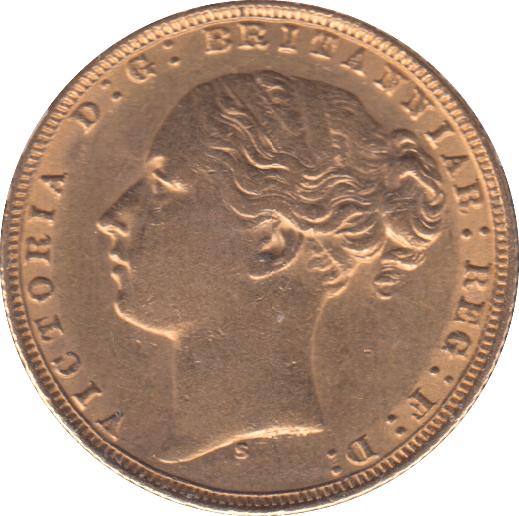 1876 GOLD SOVEREIGN ( AUNC ) SYDNEY MINT - SOVEREIGN - Cambridgeshire Coins