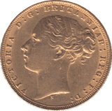 1876 GOLD SOVEREIGN ( AUNC ) SYDNEY MINT - SOVEREIGN - Cambridgeshire Coins