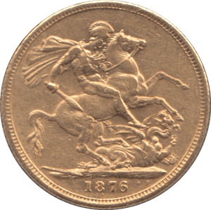 1876 GOLD SOVEREIGN ( EF ) MELBOURNE MINT - SOVEREIGN - Cambridgeshire Coins