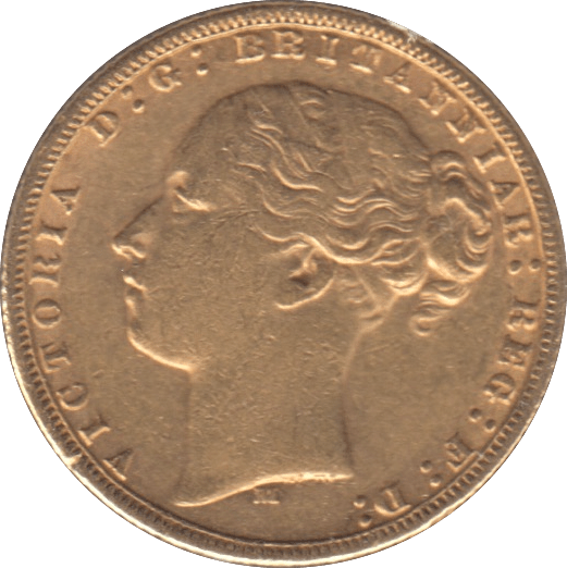 1876 GOLD SOVEREIGN ( EF ) MELBOURNE MINT - SOVEREIGN - Cambridgeshire Coins