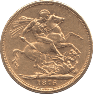 1876 GOLD SOVEREIGN ( EF ) MELBOURNE MINT - SOVEREIGN - Cambridgeshire Coins