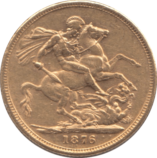 1876 GOLD SOVEREIGN ( EF ) MELBOURNE MINT - SOVEREIGN - Cambridgeshire Coins