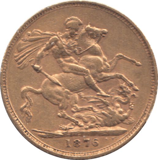 1876 GOLD SOVEREIGN ( EF ) - SOVEREIGN - Cambridgeshire Coins