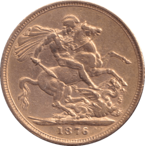 1876 GOLD SOVEREIGN ( GVF ) - SOVEREIGN - Cambridgeshire Coins