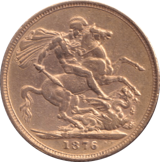 1876 GOLD SOVEREIGN ( GVF ) - SOVEREIGN - Cambridgeshire Coins