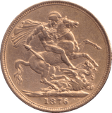 1876 GOLD SOVEREIGN ( GVF ) - SOVEREIGN - Cambridgeshire Coins