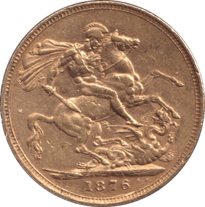 1876 GOLD SOVEREIGN ( GVF ) - SOVEREIGN - Cambridgeshire Coins