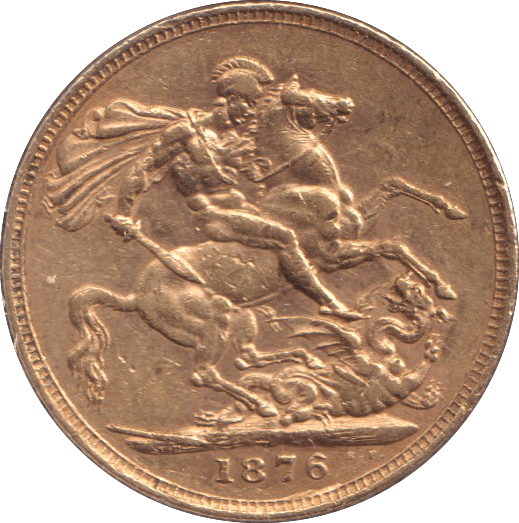 1876 GOLD SOVEREIGN ( GVF ) - SOVEREIGN - Cambridgeshire Coins