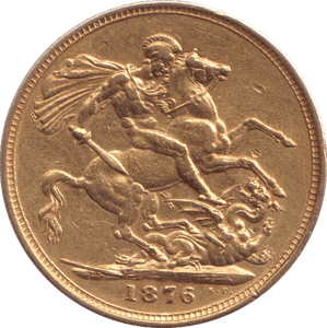 1876 GOLD SOVEREIGN ( GVF ) - SOVEREIGN - Cambridgeshire Coins
