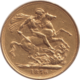 1876 GOLD SOVEREIGN ( GVF ) - SOVEREIGN - Cambridgeshire Coins