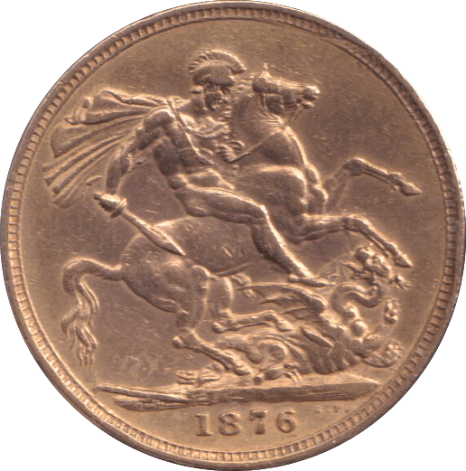 1876 GOLD SOVEREIGN ( VF ) - SOVEREIGN - Cambridgeshire Coins