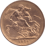 1876 GOLD SOVEREIGN ( VF ) - SOVEREIGN - Cambridgeshire Coins