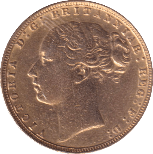1876 GOLD SOVEREIGN ( VF ) - SOVEREIGN - Cambridgeshire Coins