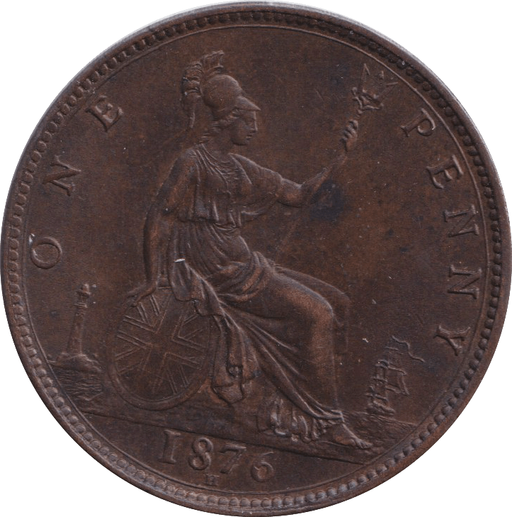 1876 H PENNY ( UNC ) - PENNY - Cambridgeshire Coins