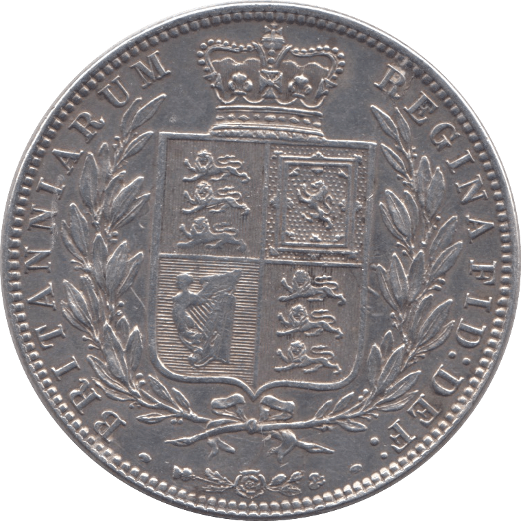 1876 HALFCROWN ( AUNC ) - HALFCROWN - Cambridgeshire Coins
