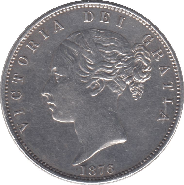 1876 HALFCROWN ( AUNC ) - HALFCROWN - Cambridgeshire Coins