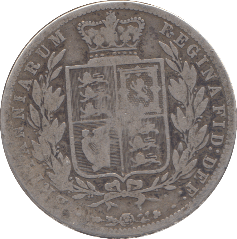 1876 HALFCROWN ( FINE ) - HALFCROWN - Cambridgeshire Coins