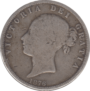 1876 HALFCROWN ( FINE ) - HALFCROWN - Cambridgeshire Coins