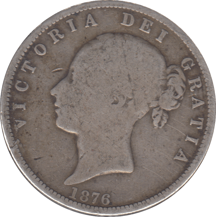 1876 HALFCROWN ( FINE ) - HALFCROWN - Cambridgeshire Coins