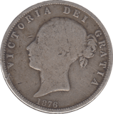 1876 HALFCROWN ( FINE ) - HALFCROWN - Cambridgeshire Coins