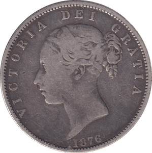1876 HALFCROWN ( GF ) - HALFCROWN - Cambridgeshire Coins
