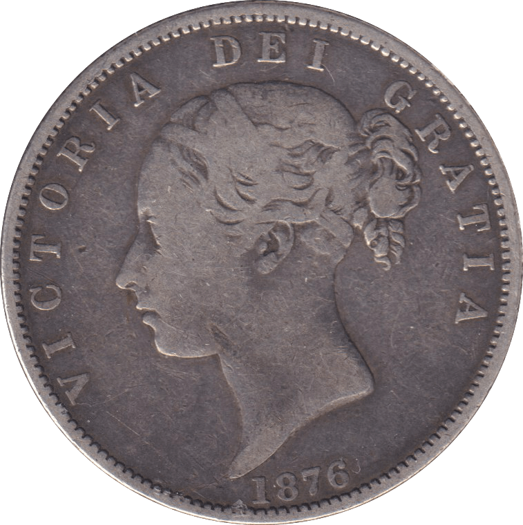 1876 HALFCROWN ( GF ) - HALFCROWN - Cambridgeshire Coins