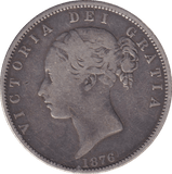 1876 HALFCROWN ( GF ) - HALFCROWN - Cambridgeshire Coins