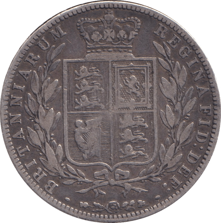 1876 HALFCROWN ( GF ) - HALFCROWN - Cambridgeshire Coins