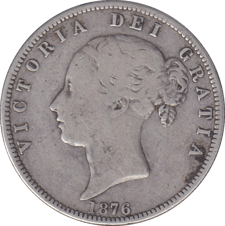 1876 HALFCROWN ( GF ) - HALFCROWN - Cambridgeshire Coins