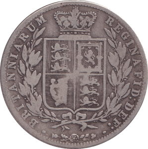 1876 HALFCROWN ( NF ) - HALFCROWN - Cambridgeshire Coins