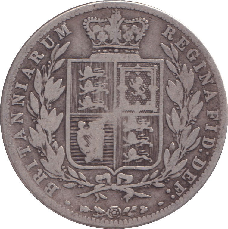 1876 HALFCROWN ( NF ) - HALFCROWN - Cambridgeshire Coins