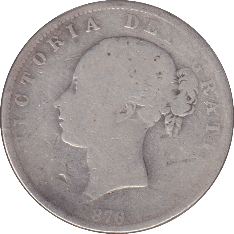 1876 HALFCROWN ( NF ) - HALFCROWN - Cambridgeshire Coins