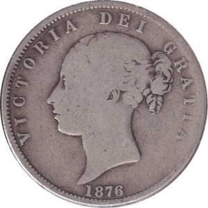 1876 HALFCROWN ( NF ) - HALFCROWN - Cambridgeshire Coins