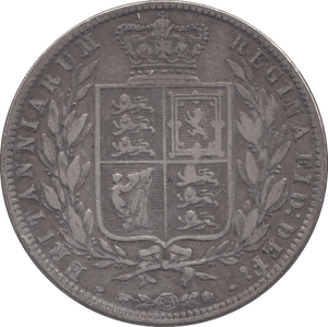1876 HALFCROWN ( VF ) - Halfcrown - Cambridgeshire Coins