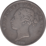 1876 HALFCROWN ( VF ) - Halfcrown - Cambridgeshire Coins