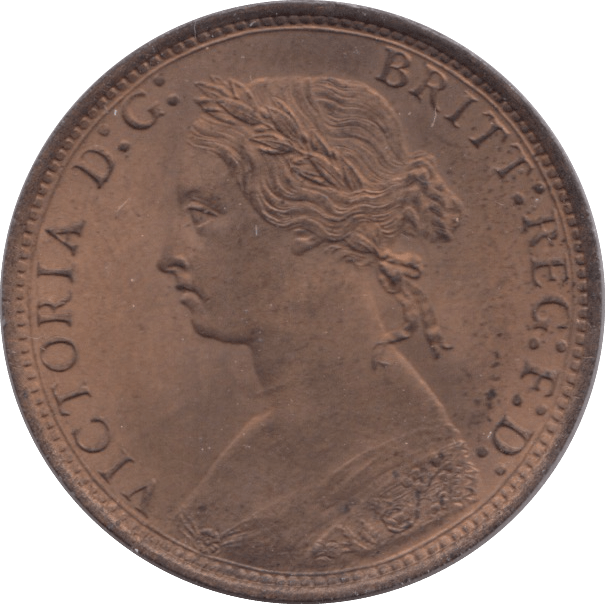 1876 HALFPENNY ( BU ) H - Halfpenny - Cambridgeshire Coins