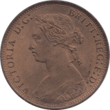 1876 HALFPENNY ( BU ) H - Halfpenny - Cambridgeshire Coins